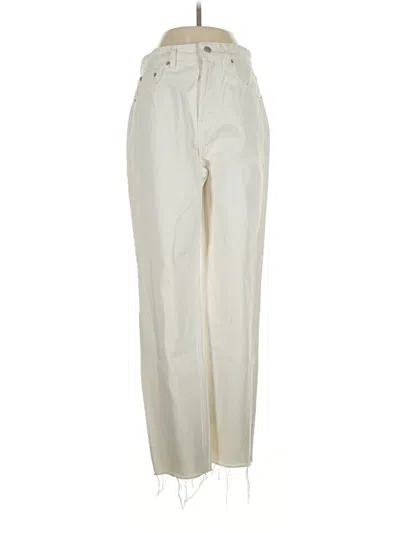 Pre-owned Meshki Jeans In Ivory