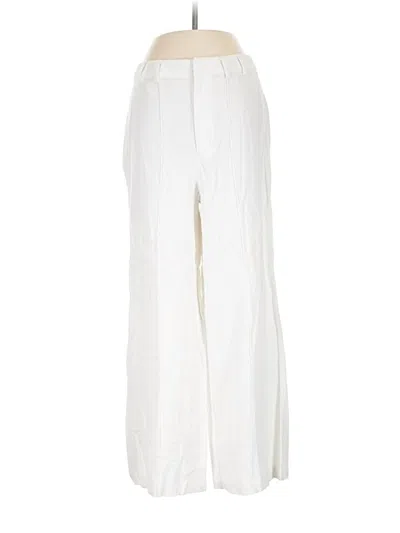 Pre-owned Meshki Linen Pants In White