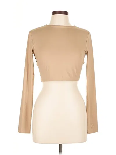 Pre-owned Meshki Long Sleeve Turtleneck In Brown