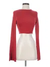 Meshki Pullover Sweater In Red