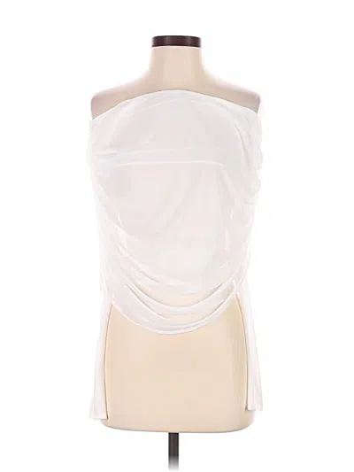 Pre-owned Meshki Sleeveless Blouse In White