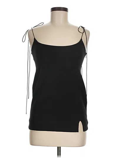 Pre-owned Meshki Sleeveless Top Black Halter Neckline Tops