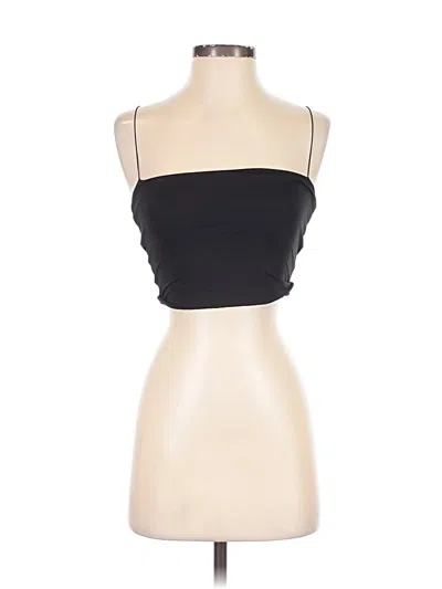 Pre-owned Meshki Tube Top Black Strapless Neckline Tops