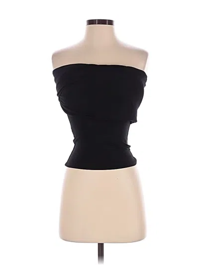 Pre-owned Meshki Tube Top Black Strapless Neckline Tops