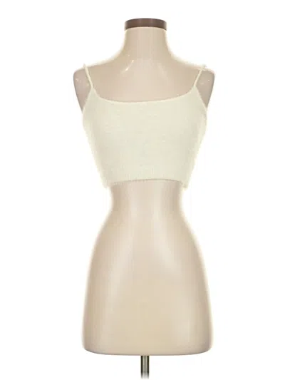 Pre-owned Meshki Tube Top Ivory Strapless Neckline Tops