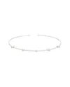 Meshmerise 0.05 Ct. Tw. Diamond 18k Gold Over Silver Bangle Bracelet