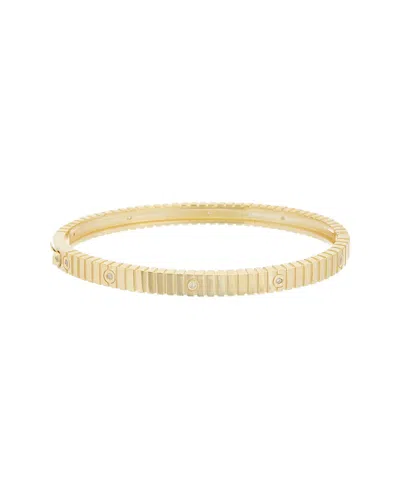 Meshmerise 0.20 Ct. Tw. Diamond Bangle Bracelet In Gold