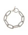 Meshmerise 0.20 Ct. Tw. Diamond Twisted Link Toggle Bracelet