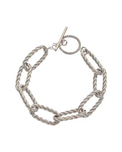 Meshmerise 0.20 Ct. Tw. Diamond Twisted Link Toggle Bracelet
