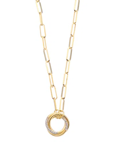 Meshmerise 18k 0.12 Ct. Tw. Diamond Necklace