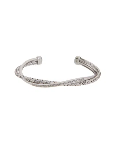 Meshmerise 18k 0.25 Ct. Tw. Diamond Bangle Bracelet