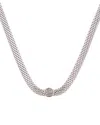 Meshmerise 18k Gold Vermeil Diamond Mesh Choker Necklace