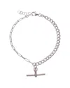 Meshmerise 18k Over Silver 0.06 Ct. Tw. Diamond Bracelet