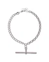 Meshmerise 18k Over Silver 0.06 Ct. Tw. Diamond Bracelet In White