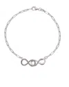 Meshmerise 18k Over Silver 0.10 Ct. Tw. Diamond Bracelet