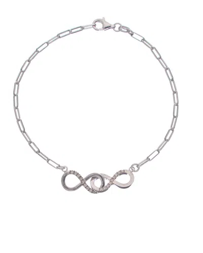 Meshmerise 18k Over Silver 0.10 Ct. Tw. Diamond Bracelet
