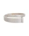 Meshmerise 18k Over Silver 0.12 Ct. Tw. Diamond Bangle