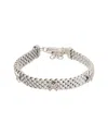 Meshmerise 18k Over Silver 0.12 Ct. Tw. Diamond Bracelet