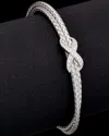 Meshmerise 18k Over Silver 0.2 Ct. Tw. Diamond Bracelet