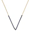 Meshmerise 18k Over Silver 2.00 Ct. Tw. Blue Topaz Necklace