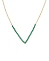 Meshmerise 18k Over Silver 2.00 Ct. Tw. Green Peridot Necklace