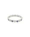 Meshmerise 18k Over Silver Cz Ring