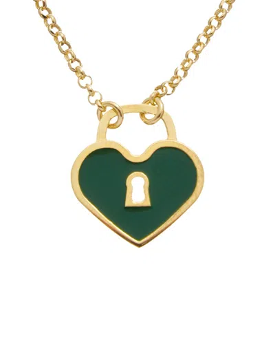 Meshmerise 18k Over Silver Necklace In Gold