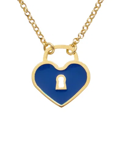 Meshmerise 18k Over Silver Necklace In Gold