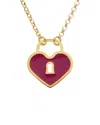 Meshmerise 18k Over Silver Necklace