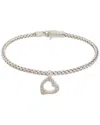 Meshmerise 18k Rose Gold Vermeil Diamond Mesh Bangle