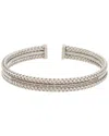 Meshmerise 18k Rose Gold Vermeil Diamond Mesh Bangle