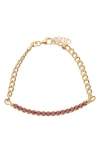 Meshmerise 18k Over Silver 1.50 Ct. Tw. Citrine Bracelet In Yellow/orange