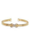 Meshmerise Diamond Bangle Bracelet In Gold