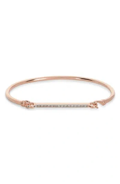 MESHMERISE MESHMERISE DIAMOND BAR BANGLE BRACELET