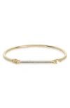 Meshmerise 18k Over Silver 0.15 Ct. Tw. Diamond Cu In Yellow Gold