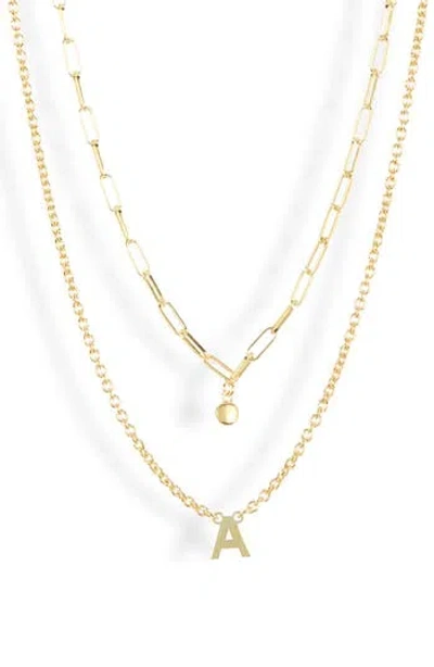 Meshmerise Diamond Initial Charm Bracelet In Yellow-a