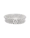 Meshmerise Mesh 0.25 Ct. Tw. Diamond Bangle Bracelet In White