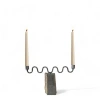 Meso Goods Aria Candle Holder By Diego Olivero Studio In Gray
