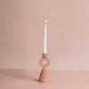 Meso Goods Azu Candle Holder In Brown