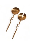 Meso Goods Elisa Servers In Brass