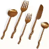 Meso Goods Emma Silverware In Brass
