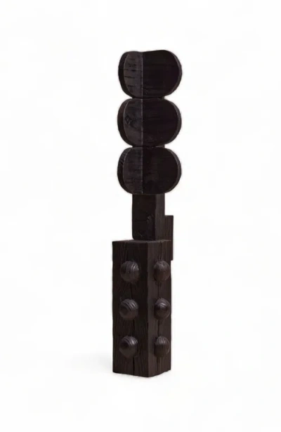Meso Goods Jamas Wood Sculpture In Black