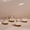 Meso Goods Sofia Ombre Effect Glass In Clear & Amber