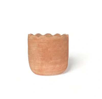 Meso Goods Wavy Planter In Natural