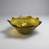 Meso Goods Yaxel Amber Bowl By Diego Olivero Studio In Yellow