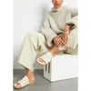 Message Eco Shearling Shaw Slides Sandal In Creme Brulee