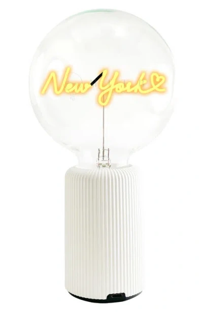 Message In The Bulb Message In White