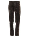 Messagerie Green Flag Man Pants Military Green Size 32 Cotton, Viscose, Elastane