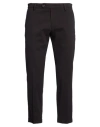 Messagerie Luxe Fabrics Man Pants Black Size 32 Cotton, Elastane
