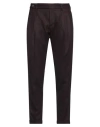 Messagerie Luxe Fabrics Man Pants Burgundy Size 36 Wool, Polyester